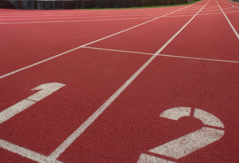 latex running track