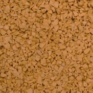 Earth yellow rubber granules