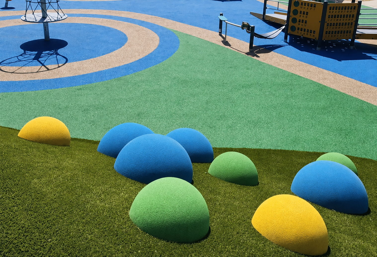 Playground spheres cleaned up